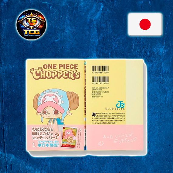 ONE PIECE CHOPPER’s Vol. 1 carta/comic promocional EB02-003