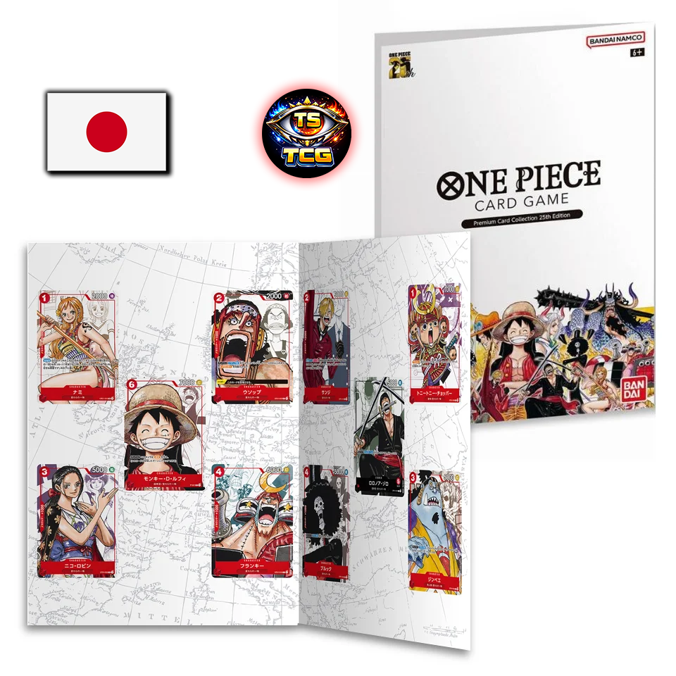 Premium Card Collection 25th Edition One Piece Card Game japones