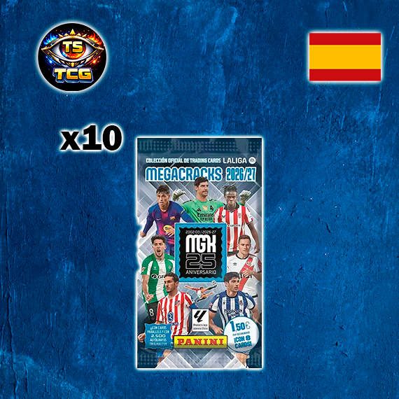 Pack 10 Sobres Megacracks 2026-27