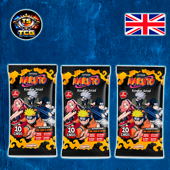 Pack 3 sobres Naruto Mytos 2 Edición